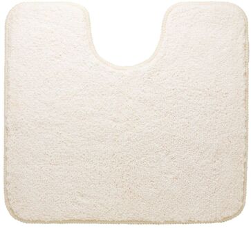 Angora Toiletmat Polyester 55x60 cm Ivoor