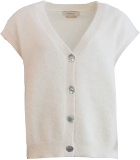 Angora vest Idendity  naturel - XS,S,M,L,