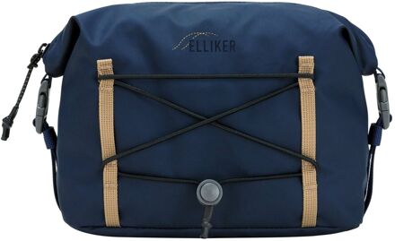 Angram Wash Bag navy toilettas Blauw - H 15 x B 25 x D 10 cm
