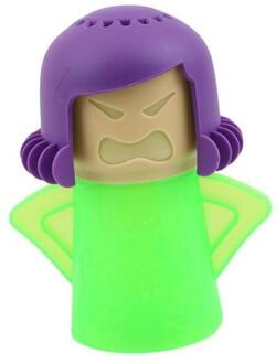 Angry Mama Magnetron Cleaner Oven Stoomreiniger Reinigt Magnetron Apparaten Voor De Keuken Koelkast Cleaning Tools groen