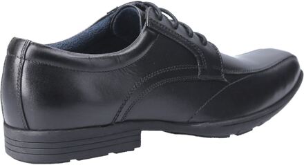 Angus Leren Zwarte Schoenen Voor Jongens