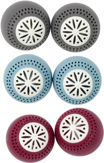 Ani-geur ballen / vershoudballen voor koelkast - 6x stuks - geurverwijderaar - voorkomt nare geurtje