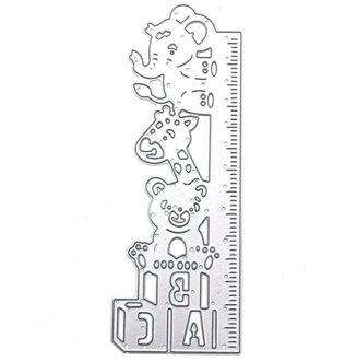 Animal Baby Heerser Sterft Metalen Stansmessen Stencil Voor Diy Scrapbooking Album Decoratieve Embossing Craft Sterft Snijd Papieren Kaart Tool