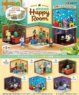 Animal Crossing Mini Figures Happy Room Blind Box Display (6)