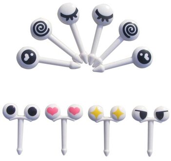 Animal Farm Fruit Vork Mini Cartoon Kinderen Snack Cake Dessert Snack Dessert Pick Tandenstoker Lunches Party Decoratie Vorken C10pcs randomly sent