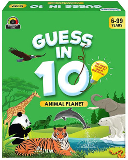 Animal Planet Card Guess in 10 Game of Smart Questions General Knowledge for Kids Adults and Families Puzzle Toys Children Gift