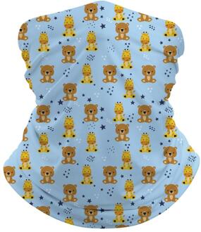 Animal Print Kids Naadloze Bandana Hoofdband Gezichtsmasker Tube Sjaal Bivakmuts Hoofdband Multifunctionele Sjaal 1