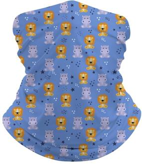 Animal Print Kids Naadloze Bandana Hoofdband Gezichtsmasker Tube Sjaal Bivakmuts Hoofdband Multifunctionele Sjaal 2