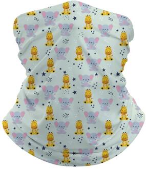 Animal Print Kids Naadloze Bandana Hoofdband Gezichtsmasker Tube Sjaal Bivakmuts Hoofdband Multifunctionele Sjaal 5