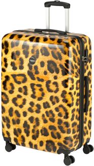 Animal Print - Reiskoffer - Leopard - Large - 76 cm - Dubbele wielen Multikleur