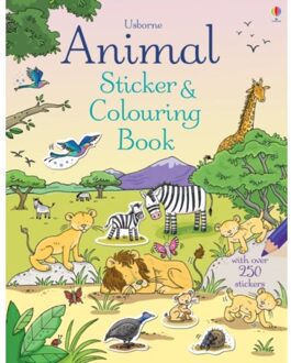 Animal Sticker And Colouring Book - Sticker And Colouring Book - Jessica Greenwell