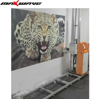 Animals art printing wall art clock glass printer for kids bedroom