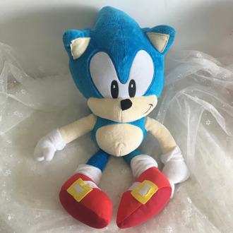 Anime Doll Plush Toys Sonic the Hedgehog 40cm Blue Sonic Plush Toys Cute Stuffed Kids Gifts Baby Boys Big Soft Toys For Children