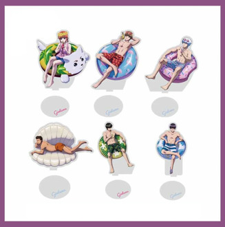 Anime Gintama Sakata Gintoki Acrylic Stand Model Toys Desk Action Figures Ornaments Comic Exhabition Fans Gifts 15cm
