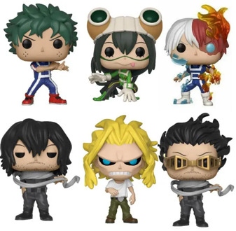 Anime My Hero Academia Character Deku & Katsuki & All Might & TODOROKI Tsuyu Cute Vinyl Figure Collection Model Toys