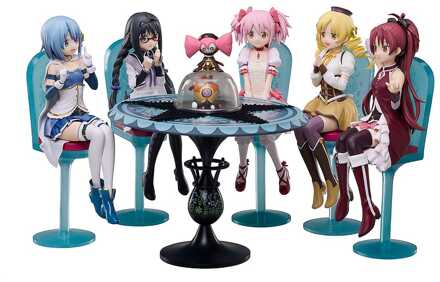 Aniplex Puella Magi Madoka Magica The Movie: Rebellion PVC Statue Tea Party Cake Song Ver. Set 18 cm