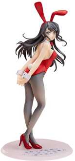 Aniplex Rascal Does Not Dream of Bunny Girl Senpai Statue 1/7 Mai Sakurajima Red Bunny Girl Ver. 27 cm