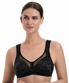 Anita Clara art comfort bh zonder beugel 5874 001 - maat 100C Zwart