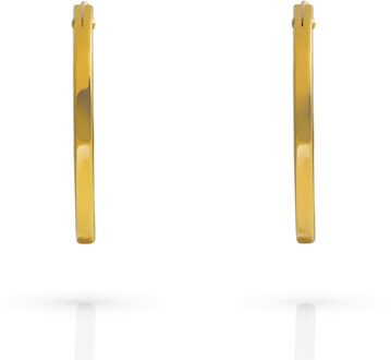 'Anita' Dames 925 Sterling Zilveren Hoops - Goud ZO-7553/G - One Size