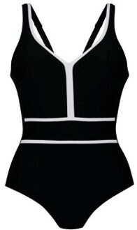 Anita Pure Graphics Swimsuit 7235 * Actie * Zwart - D 38