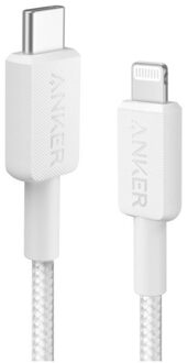 Anker 322 USB-C to LGT Cable Nylon 0.9M Oplader Wit