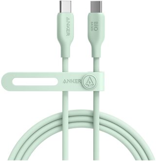 Anker 543 Eco-friendly Bio-TPU C-C Green 6ft Oplader Groen