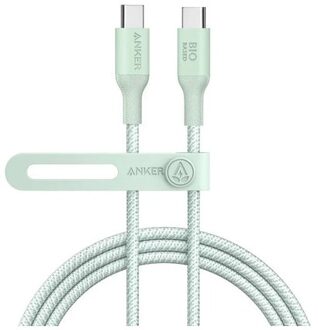 Anker 544 USB-C to USB-C Cable Bio-Nylon 1.8M140W Oplader Groen