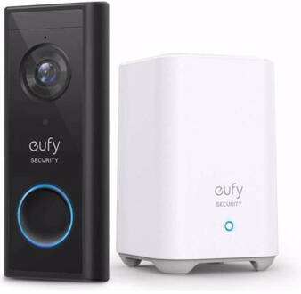 Anker Eufy Video Deurbel 2K + HomeBase 2 Slimme deurbel Zwart