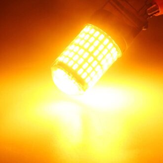 Anmingpu Signaal Lamp 1156 BA15S P21W Led BAU15S PY21W Lamp 3014SMD T20 7440 W21W Led-lampen Knipperlichten Backup licht 12V 1stk-amber geel / 1156 BA15S P21W