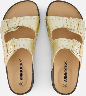 Ann Rocks Sandalen goud Pu - 36,39,40,41