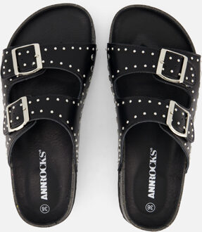 Ann Rocks Sandalen zwart Pu - 39,40