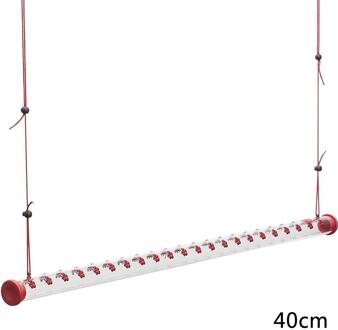 Anna 'S Beste Hummingbird Feeder Met Gat Vogels Voeden Transparante Pijp Te Gebruiken Huishouden Tuin Voeden Benodigdheden 40cm bloem
