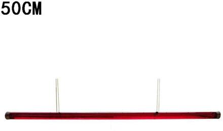 Anna 'S Beste Hummingbird Feeder Met Gat Vogels Voeden Transparante Pijp Te Gebruiken Huishouden Tuin Voeden Benodigdheden 50cm rood