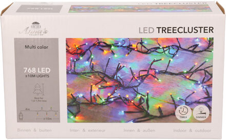 Anna's Collection 1,6-1,9 meter treecluster 768 LED multi met timer