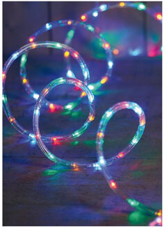 Anna's Collection 2x Feest verlichting lichtslangen 216 lampjes gekleurd 9 mtr - Voor binnen en buiten gebruik - Slangverlichting - Lichtsnoer
