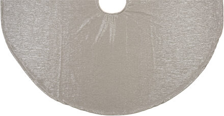 Anna's Collection Anna Collection - boomrok/kerstboom kleed - parel - D120 cm -polyester - Kerstboomrokken