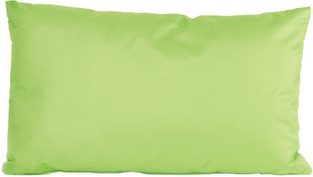 Anna's Collection Buiten of tuin sier kussens - groen - 30 x 50 cm - binnen/buiten