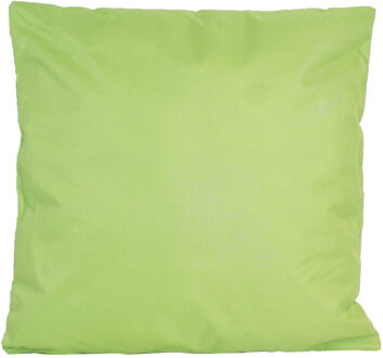 Anna's Collection Buiten of tuin sier kussens - groen - 45 x 45 cm - binnen/buiten - tuinbank