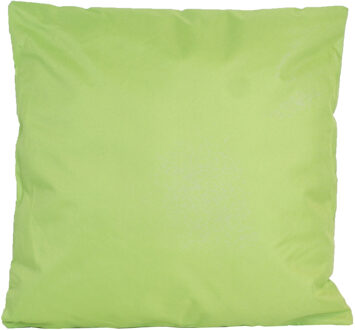 Anna's Collection Buiten of tuin sier kussens - groen - 60 x 60 cm - binnen/buiten - tuinbank