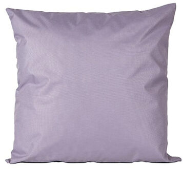 Anna's Collection Buiten of tuin sier kussens - lila paars - 45 x 45 cm - binnen/buiten - tuinbank