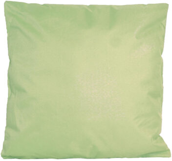 Anna's Collection Buiten of tuin sier kussens - mintgroen - 45 x 45 cm - binnen/buiten - tuinbank