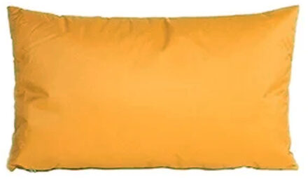 Anna's Collection Buiten of tuin sier kussens - okergeel - 30 x 50 cm - binnen/buiten - tuinbank