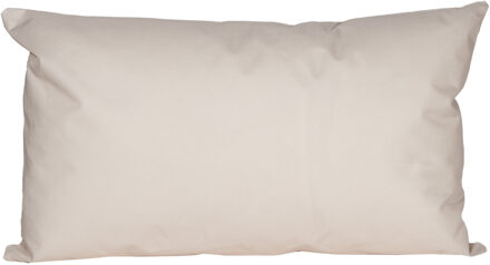 Anna's Collection Buiten of tuin sier kussens - zand/beige - 30 x 50 cm - binnen/buiten