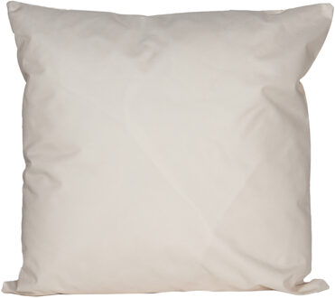 Anna's Collection Buiten of tuin sier kussens - zand/beige - 60 x 60 cm - binnen/buiten