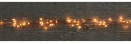 Anna's Collection Cascade draadverlichting lichtsnoer met 160 lampjes classic warm wit met 8 lichtdraden - Lichtsnoeren