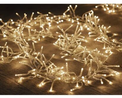 Anna's Collection Clusterverlichting warm wit buiten 1152 lampjes met timer kerstverlichting - Kerstverlichting kerstboom