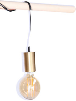 Anna's Collection Fitting Goud - metaal - E27 - IP20 - 3M - hanglamp - 6 x 4.2 cm - inclusief LED Retro lamp
