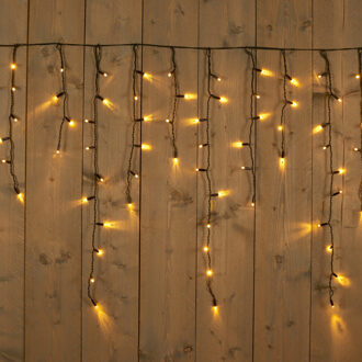 Anna's Collection Ijspegelverlichting lichtsnoeren met 200 warm witte lampjes