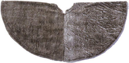 Anna's Collection Kerstboomrok - bruin?- imitatiebond - 90 cm - kerstboomrok