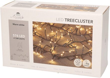 Anna's Collection Kerstverlichting - 576 lampjes - warm wit - 7.5 meter